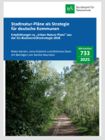 Cover of Report featuring photo of a path among trees